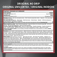 Drixoral No Drip Original Unscented Spray, Helps Relieve Nasal Congestion, 15ml