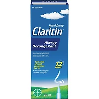 Claritin Décongestionnant contre les allergies en vaporisateur nasal, soulagement rapide, 25 mL