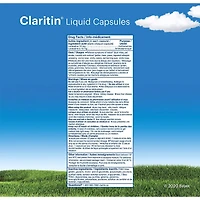 Claritin Liquid Capsules Allergy Medicine, Fast-Acting 24-Hour Non-Drowsy Relief 10 mg