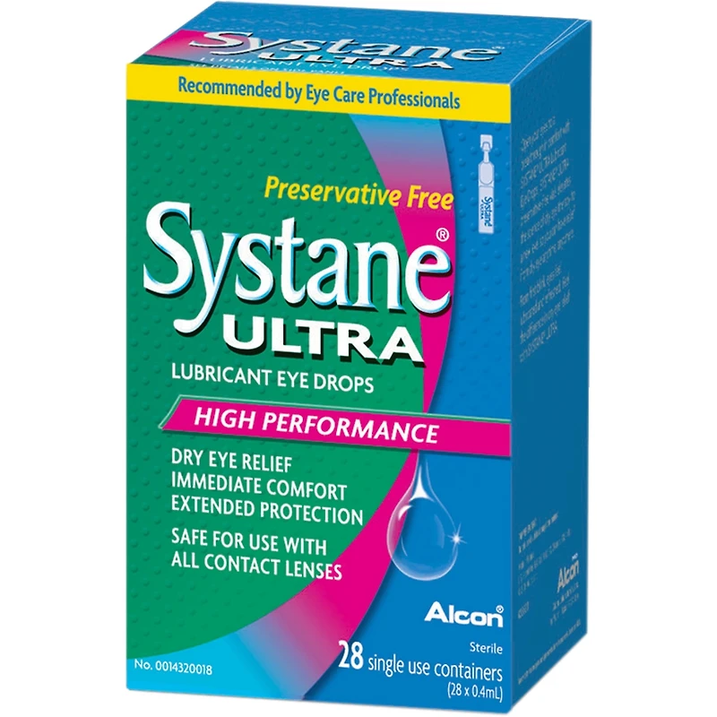 Systane® Ultra Gouttes oculaires lubrifiantes Sans agent de conservation Contenants uniservices