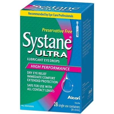 Systane® Ultra Gouttes oculaires lubrifiantes Sans agent de conservation Contenants uniservices