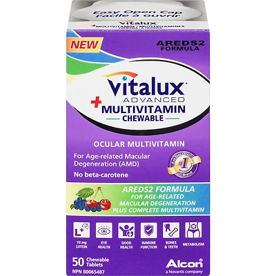 Vitalux® Advanced Plus Multivitamin Chewable Ocular Multivitamin