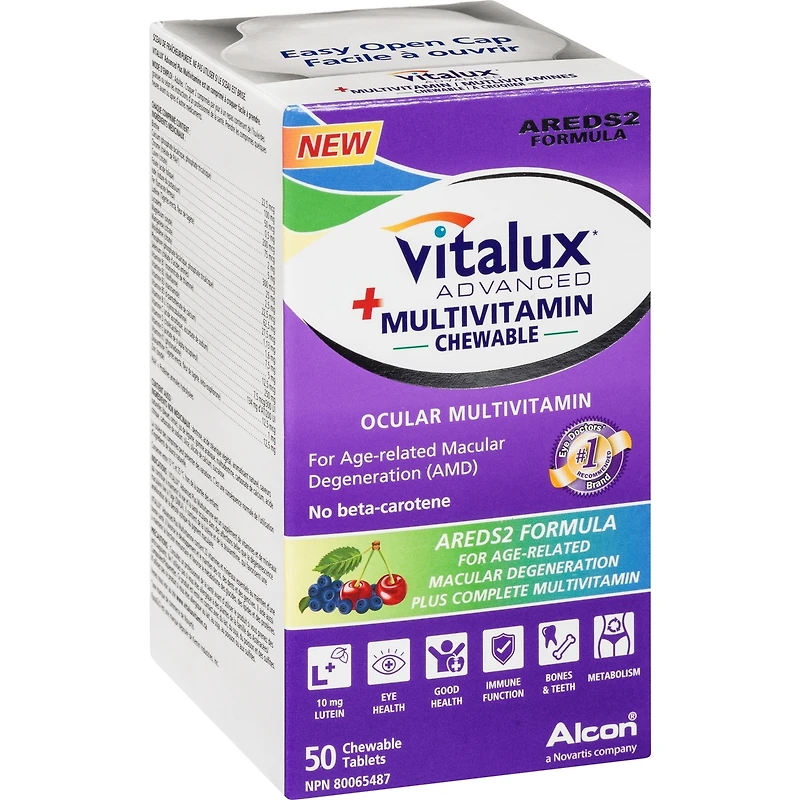 Vitalux® Advanced Plus Multivitamin Chewable Ocular Multivitamin