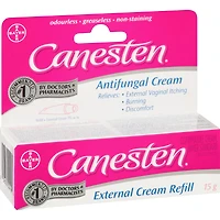 Canesten External Antifungal Cream for Yeast Infection, Relief from Itching and Burning, 15g
