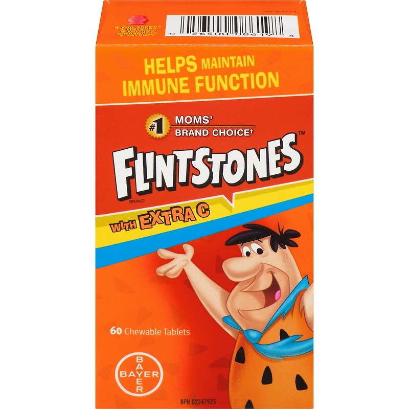 Multivitamines pour enfants LES PIERRAFEU avec Extra C, aident à la croissance et au développement normaux