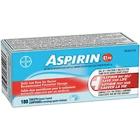 ASPIRIN 81mg, Daily Low Dose Enteric Coated Tablets