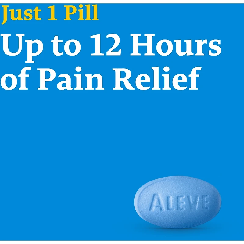 ALEVE Pain Relief, Clinically Proven, Fast-Acting, Long-Lasting, Naproxen Sodium