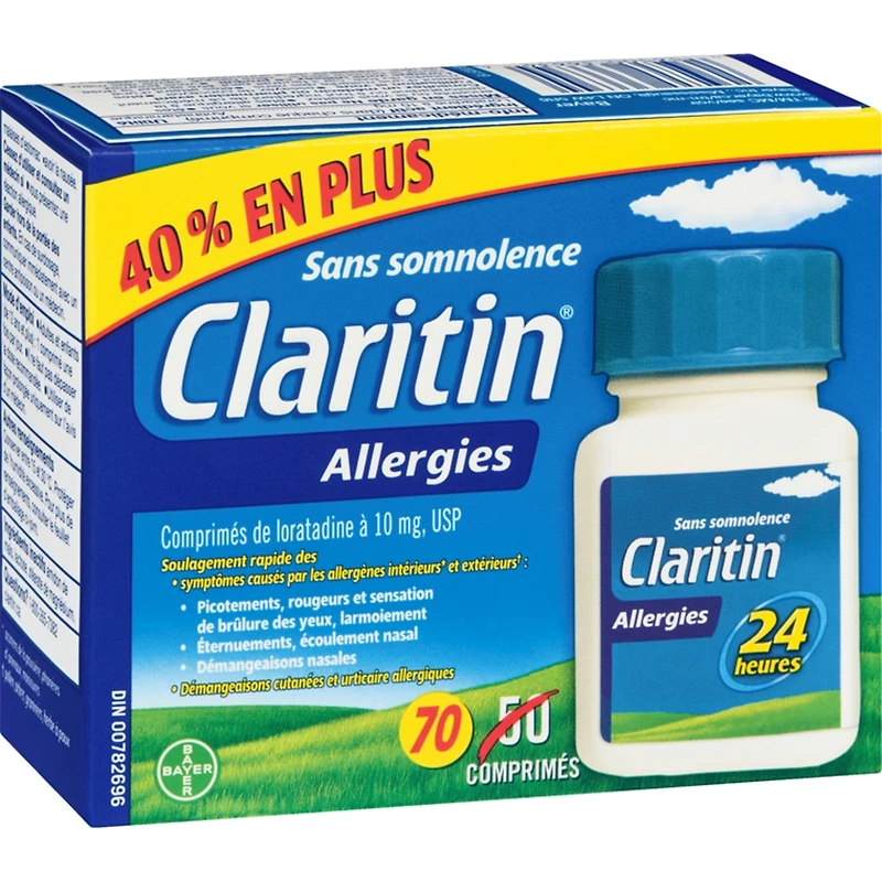 Allergies, soulagement sans somnolence durant 24 heures