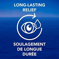 Gouttes oculaires hydraSense pour yeux secs, soulagement rapide et durable, san agent de conservation, lubrifiant de source naturelle