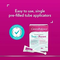 CanesBalance Treat and Prevent Vaginal Gel Bacterial Vaginosis, Effective Relief of Odour and Vaginal Discharge, 10 Single-Use Applicators