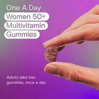 One A Day Women 50 Plus Multivitamin Gummies- Advanced Multivitamin Gummy with Immunity Support & B-Complex, Formulated with Vitamins & Minerals for Women 50+, 130 Gummies