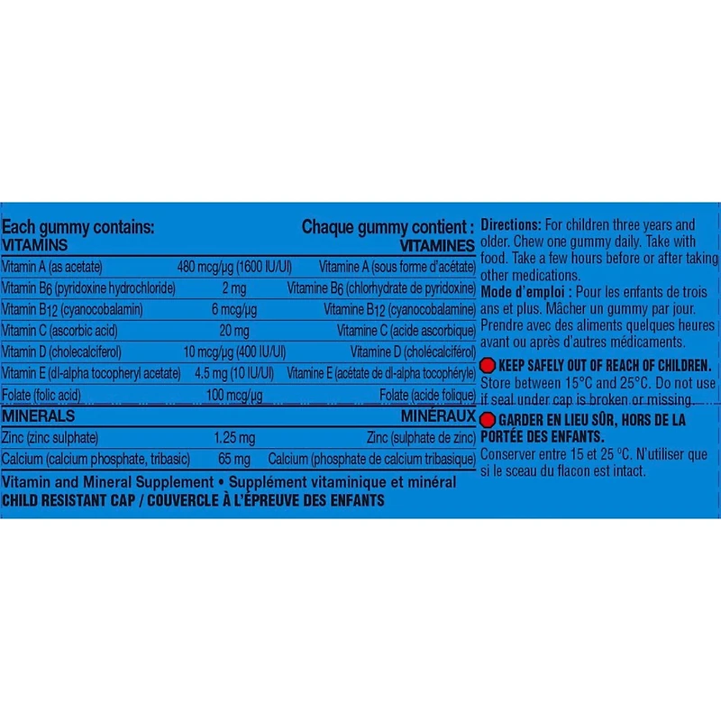 FLINTSTONES Active Kids Multivitamin Gummies-- Multivitamins for Kids, Kids Multivitamin Gummy with Vitamin D and Calcium, Free of Artificial Sweeteners, Free of Aspartame, 60 Gummies