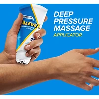 Lotion anti-douleur topique AleveX - Pour les douleurs musculaires et articulaires, les maux de dos et le soulagement des douleurs arthritiques, contient du menthol rafraîchissant de force maximale avec du camphre, avec applicateur à bille massante