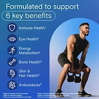Men's Multivitamin Gummies - Daily Gummy Vitamins For Men With Vitamin A, C, D, Zinc For Immune And Bone Health, Biotin For Energy Metabolism, Vitamin E