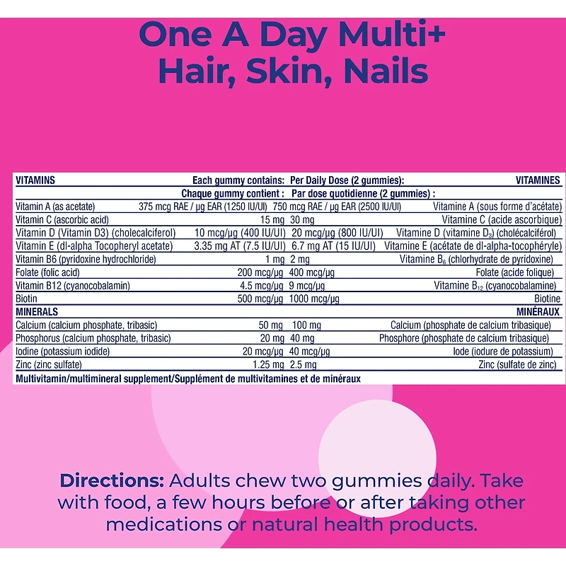 OAD CHEVEUX PEUX ONGLES 120