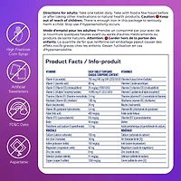 Multivitamines One A Day pour femmes – Vitamines quotidiennes pour femmes – Multivitamines pour femmes avec vitamines A, C et D, zinc pour le soutien immunitaire, vitamines E et B12, biotine, calcium et fer