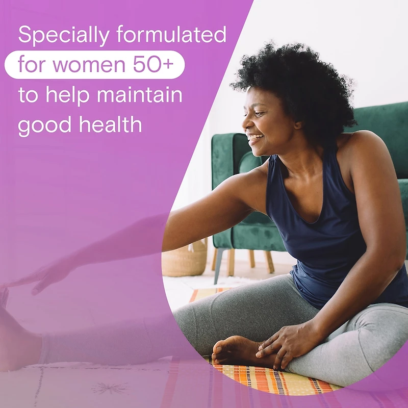 Multivitamins For Women 50 Plus - Daily Vitamins For Women With Vitamin A, B6, B12, C, D, E, Biotin, Calcium, Magnesium & Zinc, Helps Support Immune Function, Bone Health And More
