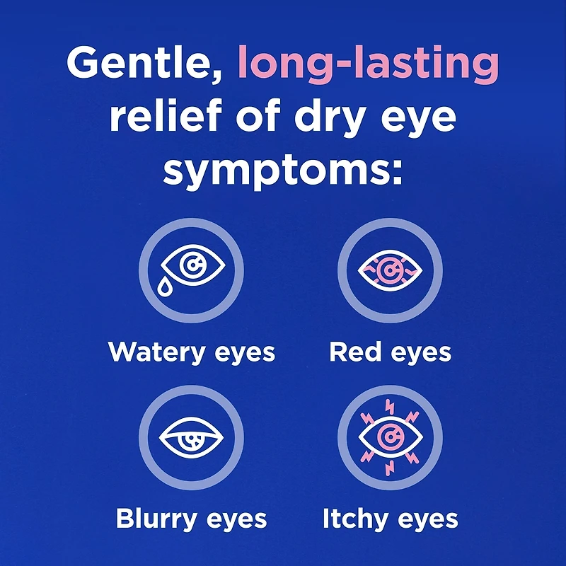 pour enfants – yeux secs, sans agent de conservation, lubrifiant de source naturelle