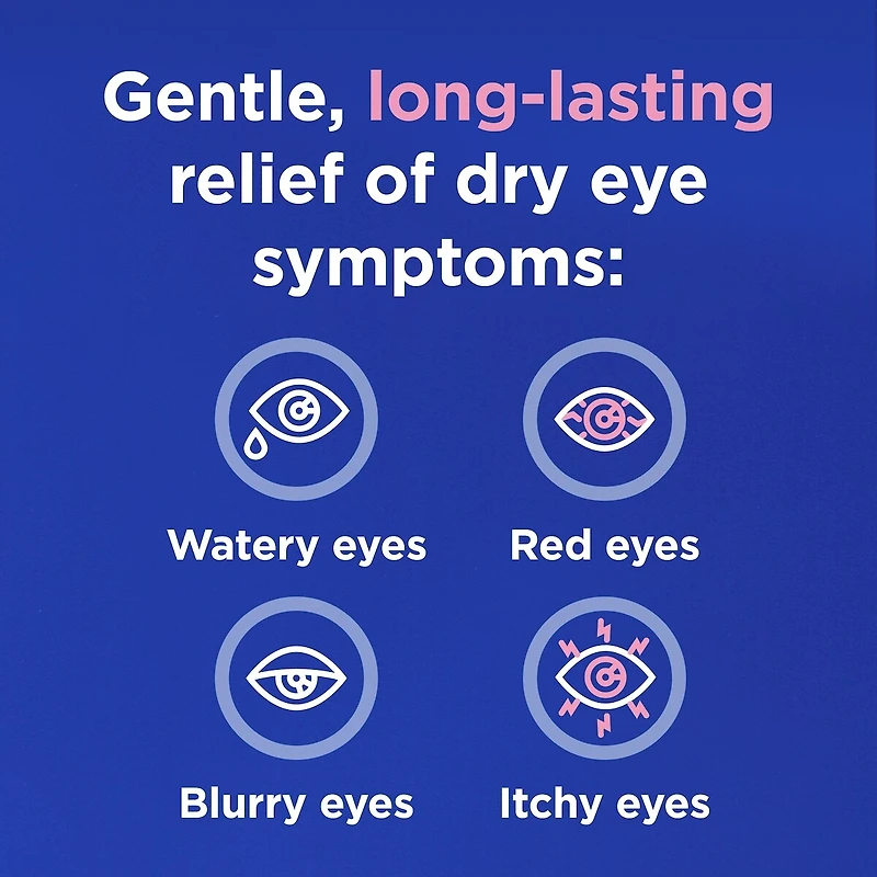 pour enfants – yeux secs, sans agent de conservation, lubrifiant de source naturelle