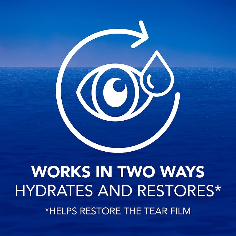 hydraSense Dual Action Eye Drops, For Dry Eyes, Preservative Free, Clinically Proven Dual Action Formula, Naturally Sourced Lubricant, With Phospholipids