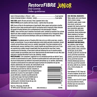 Gelées quotidiennes de fibres prébiotiques pour enfants RestoraFIBRE Junior