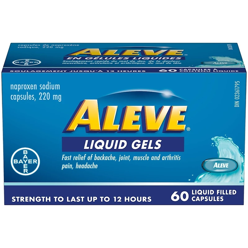 Aleve Gélules liquides 60u