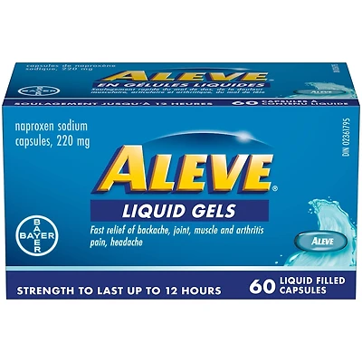 Aleve Gélules liquides 60u