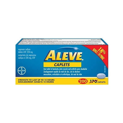 Aleve Caplets 170 +30 Prime