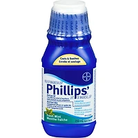 Lait de magnésie Phillips à la menthe, soulagement de la constipation, sans crampes, sans stimulant, laxatif salin, 350 mL
