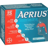 Allergy Medicine, Fast Relief, 24-Hour, Non-Drowsy, 15 Symptoms