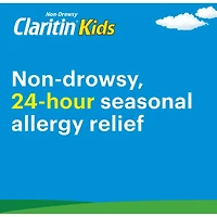 Kids Médicament contre les allergies à dissolution rapide – 24 heures sans somnolence pour les enfants, antihistaminiques pour les enfants, soulagement rapide des allergies des démangeaisons, des yeux rouges, des éternuements, du nez qui coule