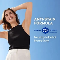 NIVEA Déodorant antisudorifique 72 h à bille Black & White Invisible, Water Lily, 50 ml