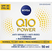 Crème de jour raffermissante Anti-rides Q10 Power avec FPS 30