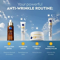 NIVEA Q10 Power Anti-Wrinkle Firming Day Face Cream SPF 30, All Skin Types, 50mL