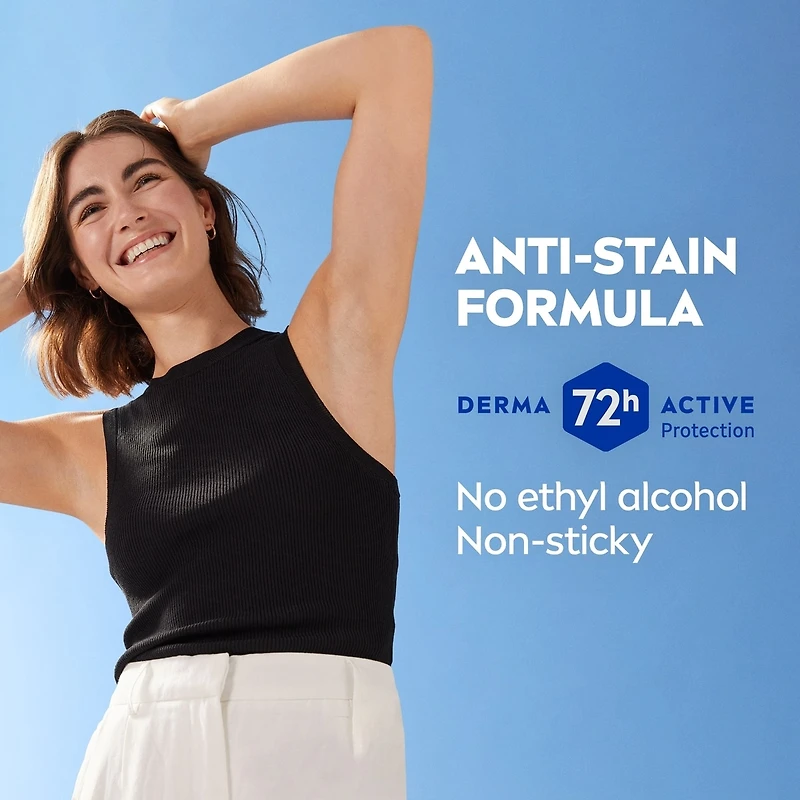 NIVEA Déodorant antisudorifique 72 h à bille Black & White Invisible, White Blossom, 50 ml