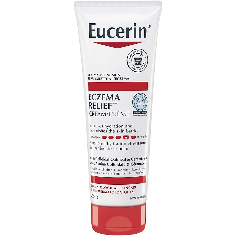 Eczema Relief Daily Moisturizing Face and Body Cream for Eczema-Prone Skin
