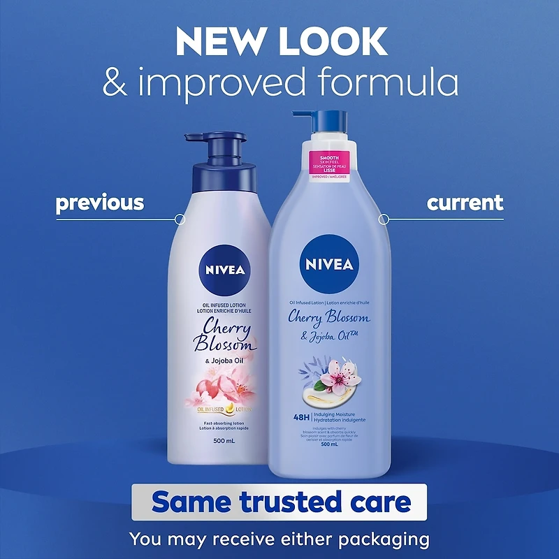 Oil Infused Cherry Blossom & Jojoba Oil Body Lotion