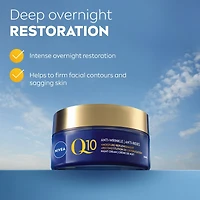 Crème de nuit Anti-rides Q10 + Reconstitution de l’hydratation