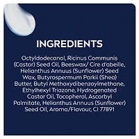 Baume à lèvres soins actifs NIVEA MEN, 24 heure d’hydration, enrichi en beurre de karité, non gras, sans résidu (2 x 4,8 g)