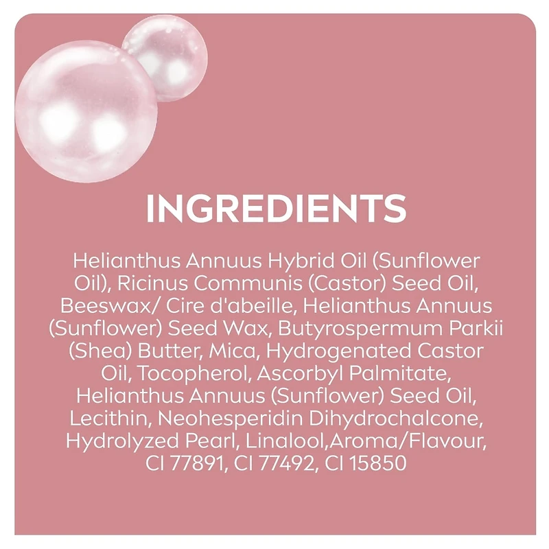 NIVEA Pearly Shine Lip Balm, Tinted lip balm with shea butter & natural oils for 24hr moisture, Pearly pink shine, Lip moisturizer for dry lips, (2 x 4.8g)