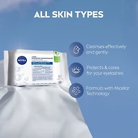NIVEA 3-in-1 Refreshing Face Cleansing Wipes Normal and Combination Skin, 40 Count