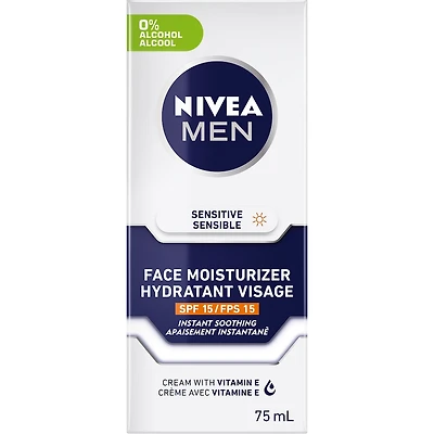 Crème Hydratante Peau Sensible FPS 15 de NIVEA MEN
