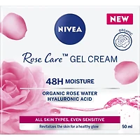 NIVEA Rose Care Gel Cream, 50mL