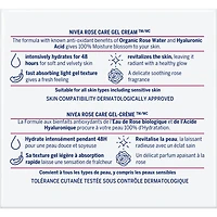 NIVEA Rose Care Gel Cream, 50mL