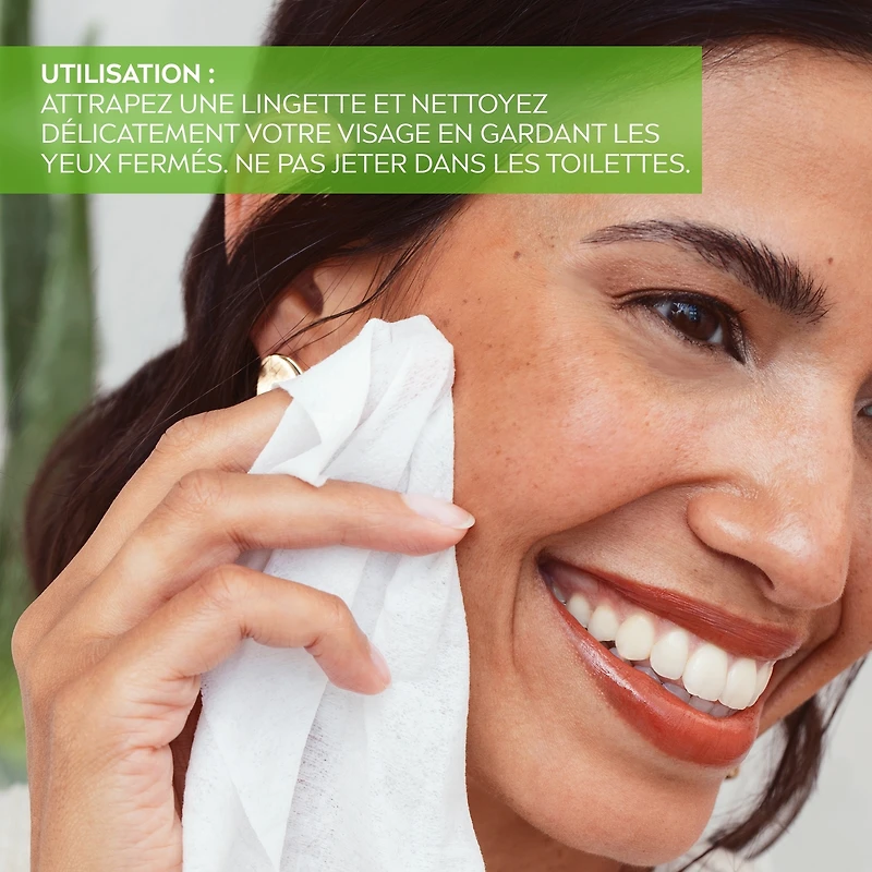 Lingettes Nettoyantes Biodégradables pure & natural (MC)