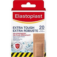 Elastoplast Pansements Extra Robuste Imperméables, Boîte De 20
