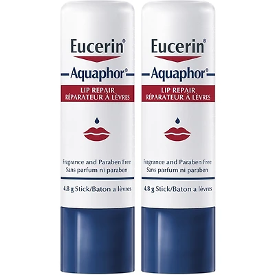 EUCERIN AQUAPHOR Lip Balm Repair Stick DUO PACK for Dry, Chapped and Cracked Lips