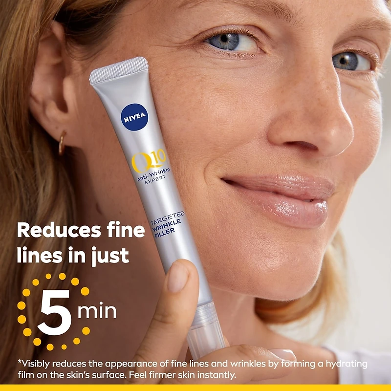 NIVEA Q10 Anti-Wrinkle Specialist Targeted Wrinkle Filler, 15 mL