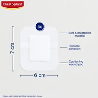 Sensitive XL Dressings | Large Plasters for Post-Operative and Everyday Acute Wounds | Extra Skin Friendly Sterile Dressings | Dermatologically approved | Bacteria Shield