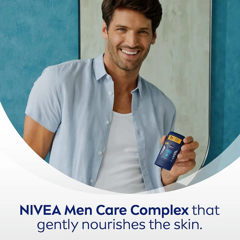 NIVEA Men Deodorant Fresh and Active Deodorant Stick, 50 mL